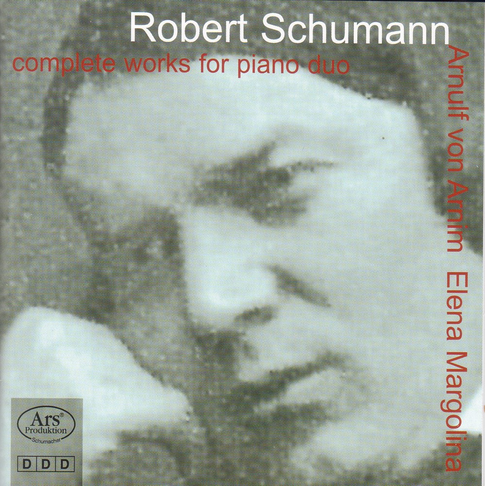 Обложка альбома «Schumann: Complete Works for Piano Duo» — Elena Margolina & Arnulf von Arnim
