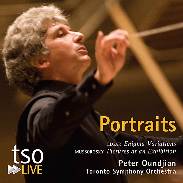 Обложка альбома «Portraits - Elgar: Enigma Variations & Mussorgsky: Pictures At an Exhibition (TSO Live)» — Toronto Symphony Orchestra & Peter Oundjian