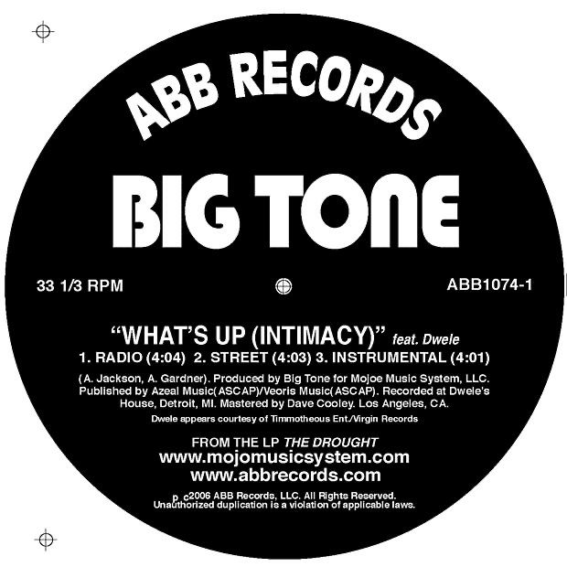 Обложка альбома «What's Up (Intimacy) - EP» — Big Tone & Dwele