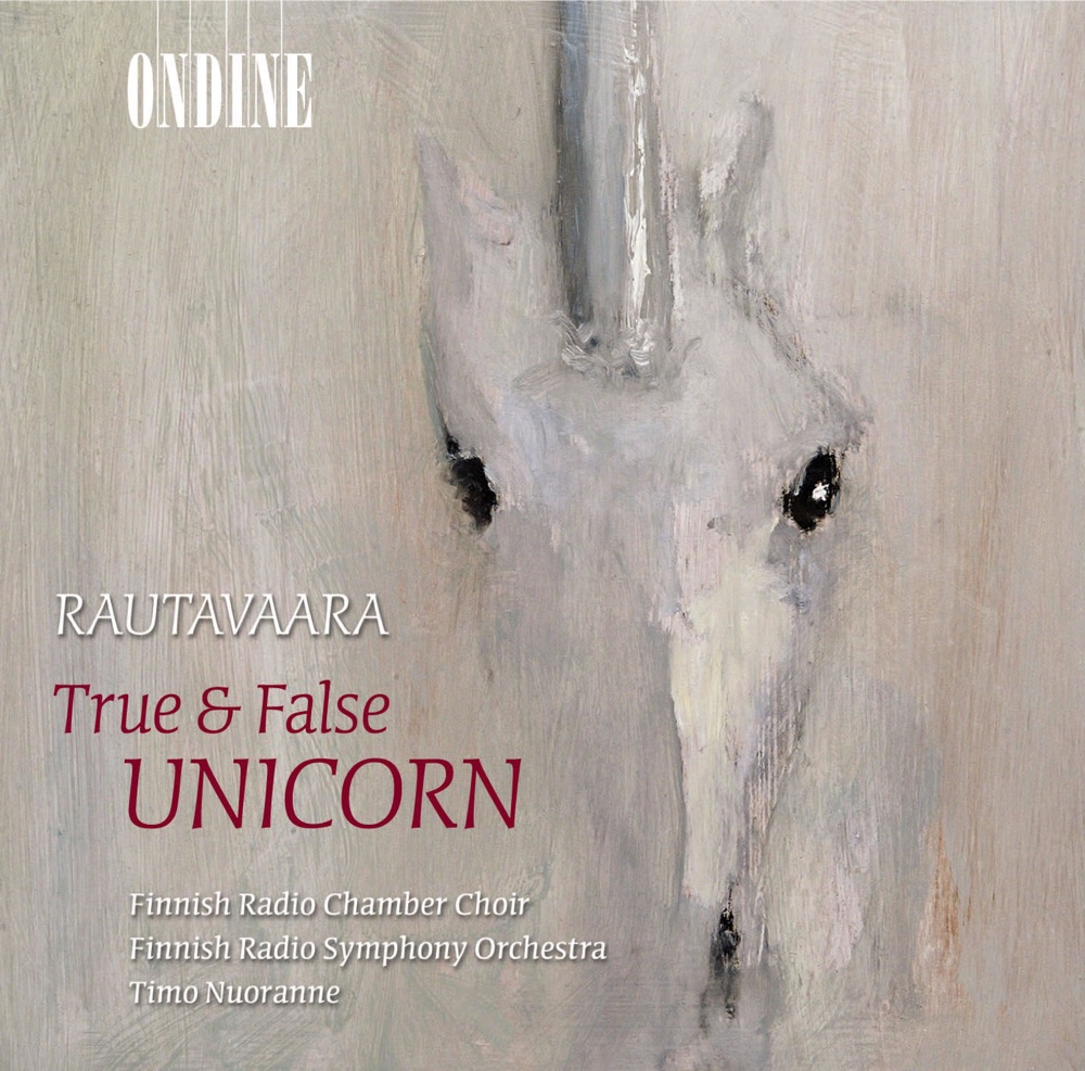 Обложка альбома «Rautavaara: True and False Unicorn, Cancion de Nuestro Tiempo & Halavan Himmean Alla» — Petteri Salomaa, Finnish Radio Symphony Orchestra, Finnish Radio Chamber Choir & Timo Nuoranne