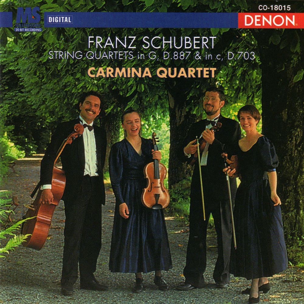 Обложка альбома «Schubert: String Quartets» — Carmina Quartet