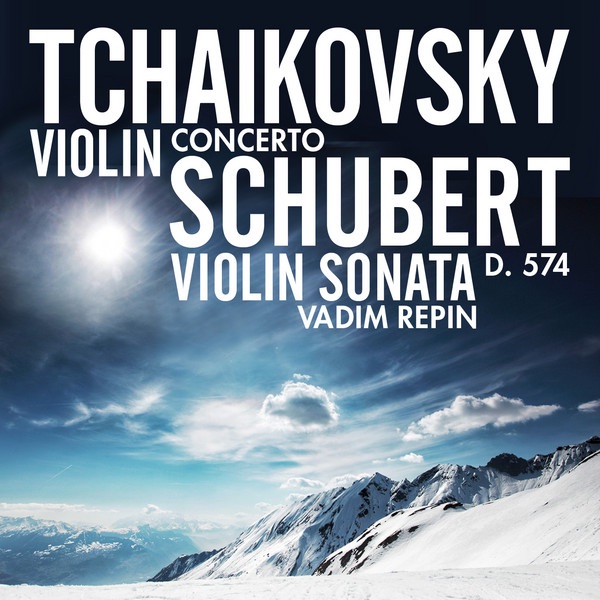 Обложка альбома «Tchaikovsky: Violin Concerto - Schubert: Violin Sonata, D. 574» — Arnold Kaz, Novosibirsk Philharmonic Orchestra, Vadim Repin & Irina Vinogradova