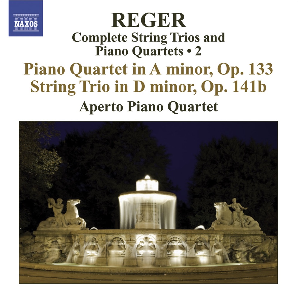 Обложка альбома «Reger: String Trios and Piano Quartets» — Aperto Piano Quartet, Gernot Süssmuth, Hans-Jakob Eschenburg & Stefan Fehlandt