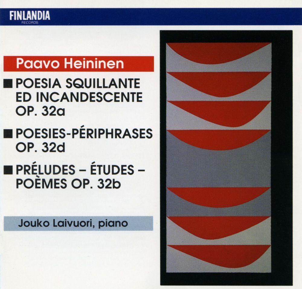 Обложка альбома «Paavo Heininen - Piano Works» — Jouko Laivuori