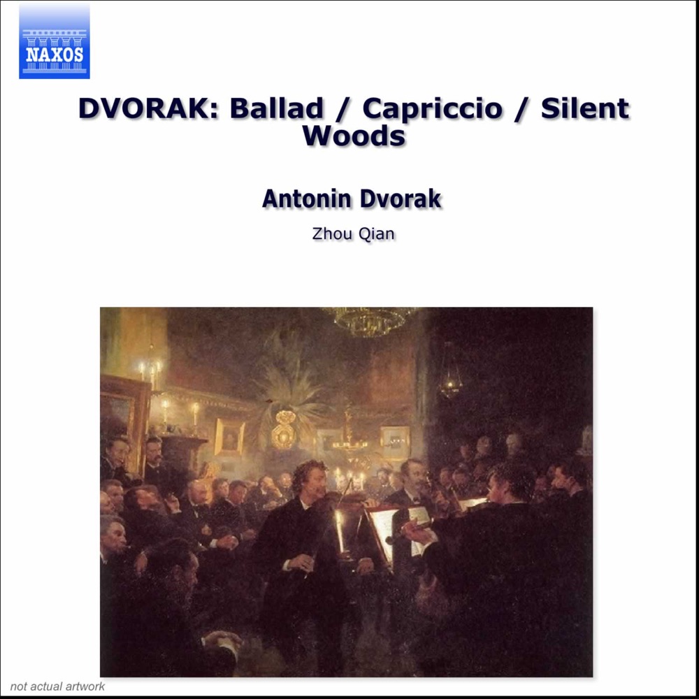 Обложка альбома «Dvořák: Ballad, Capriccio & Silent Woods» — Zhou Qian & Edmund Battersby