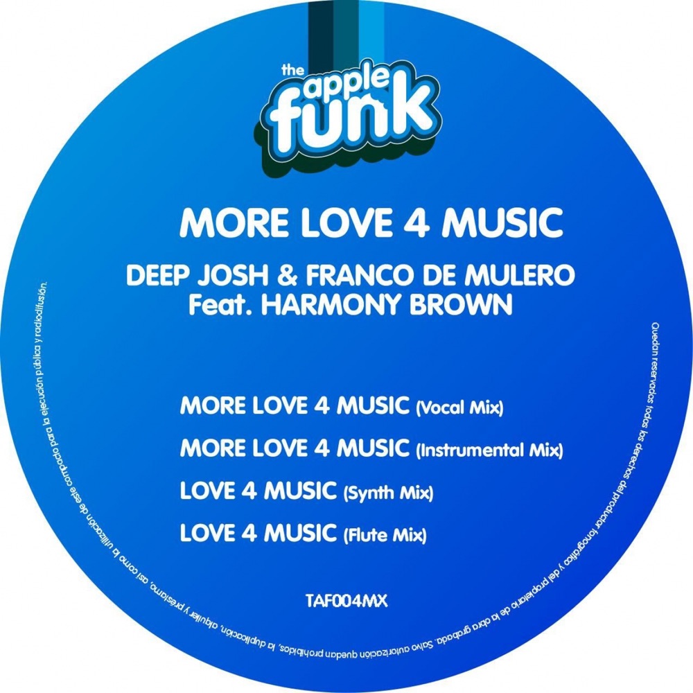 Обложка альбома «More Love 4 Music  Love 4 Music» — Deep Josh & Franco De Mulero