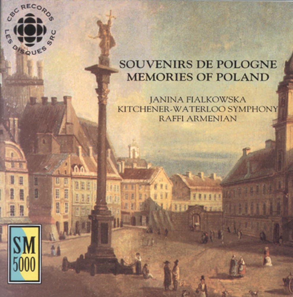 Обложка альбома «Memories of Poland» — Janina Fialkowska, Raffi Armenian & Kitchener-Waterloo Symphony