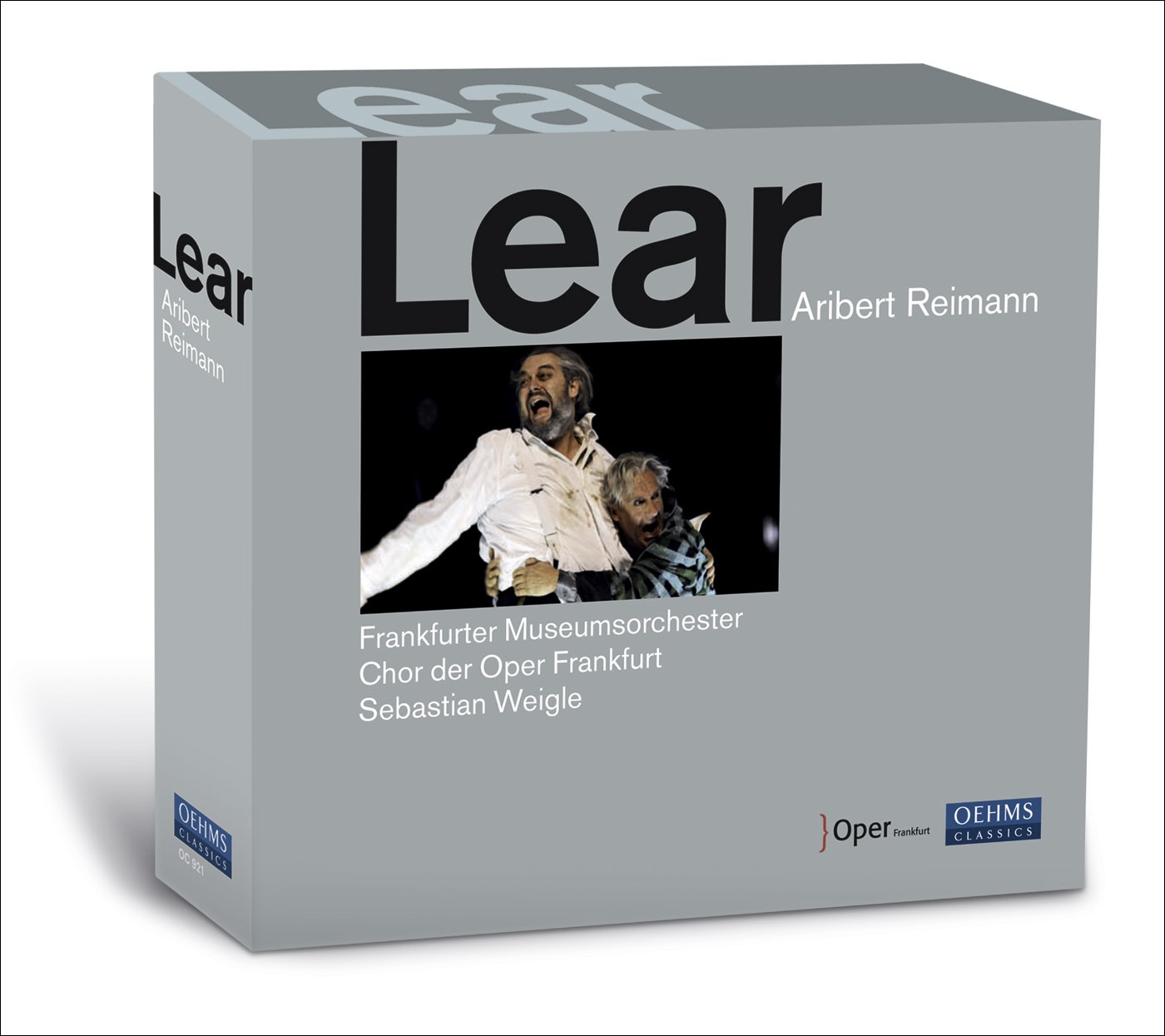Reimann, A.: Lear [Opera] by Frankfurt Opera Chorus, Sebastian Weigle, Frank van Aken, Frankfurt Museum Orchestra, Jeanne-Michele Charbonnet, Johannes Martin Kränzle, Wolfgang Koch, Magnus Baldvinsson, Michael McCown, Dietrich Volle, Nicolai Klawa, Britta Stallmeister, Graham Clark, Hans-Jurgen Lazar, Caroline Whisnant, Chad Graham & Martin Wolfel album cover