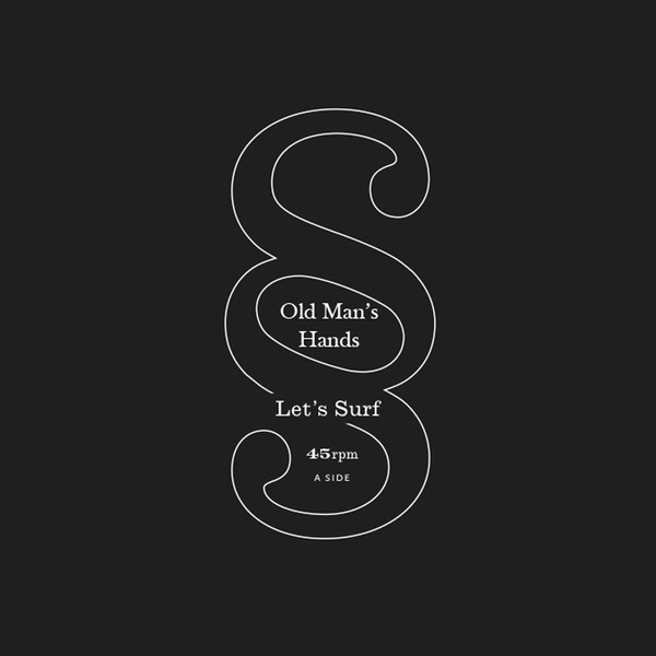 Обложка альбома «Let's Surf / Old Man's Hands - Single» — Terry Edwards, The Dash & Darren Hayman