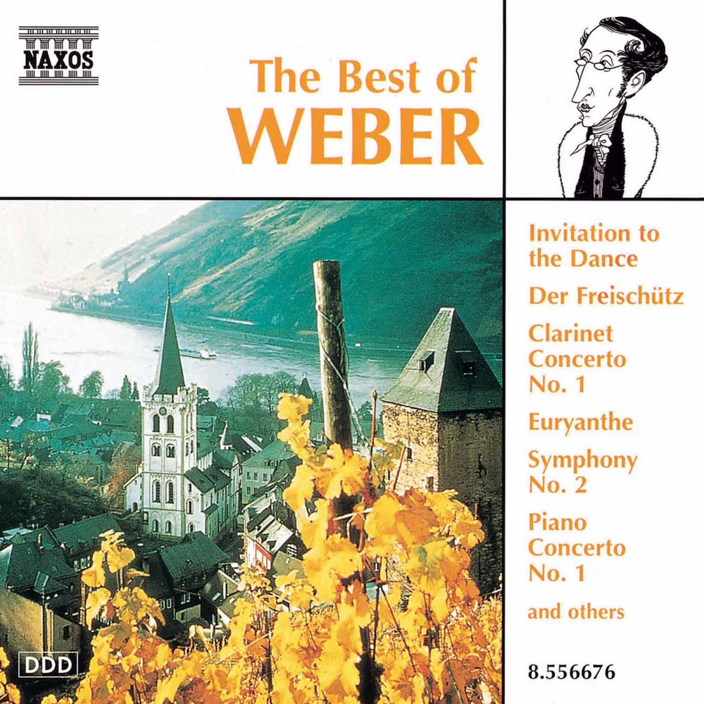 Обложка альбома «Weber (The Best Of)» — Slovak Radio Symphony Orchestra, Queensland Philharmonic Orchestra, Kalman Berkes, Alexander Paley, Benjamin Frith & Ernst Ottensamer