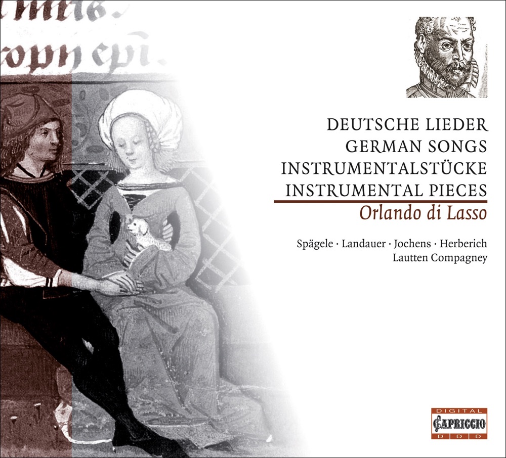 Обложка альбома «Lasso, O. Di: German Songs and Instrumental Music» — Lautten Compagney, Wilfried Jochens, Bernhard Landauer, Thomas Herberich, Mona Spägele & Stephen Murphy