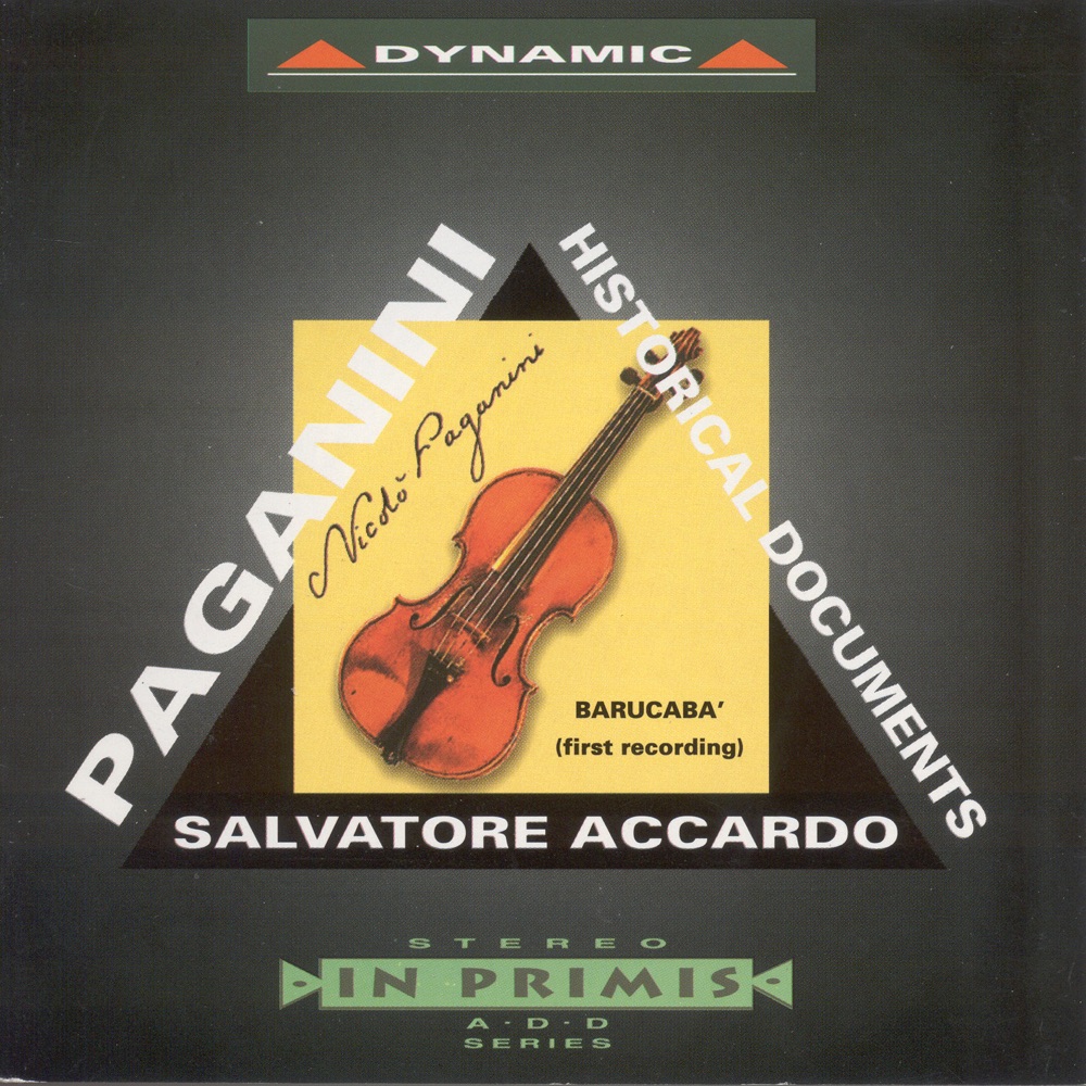Обложка альбома «Paganini: Historical Documents» — Salvatore Accardo, Giulio Bignami, Sandra Fuga, Váša Příhoda, Arturo Toscanini & NBC Symphony Orchestra