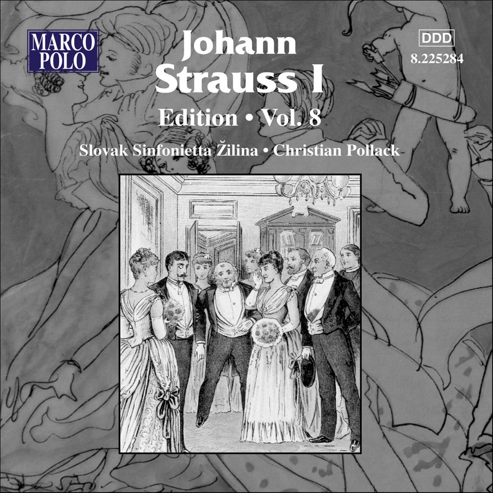 Обложка альбома «J. Strauss I Edition, Vol. 8» — Christian Pollack & Slovak Sinfonietta Zilina