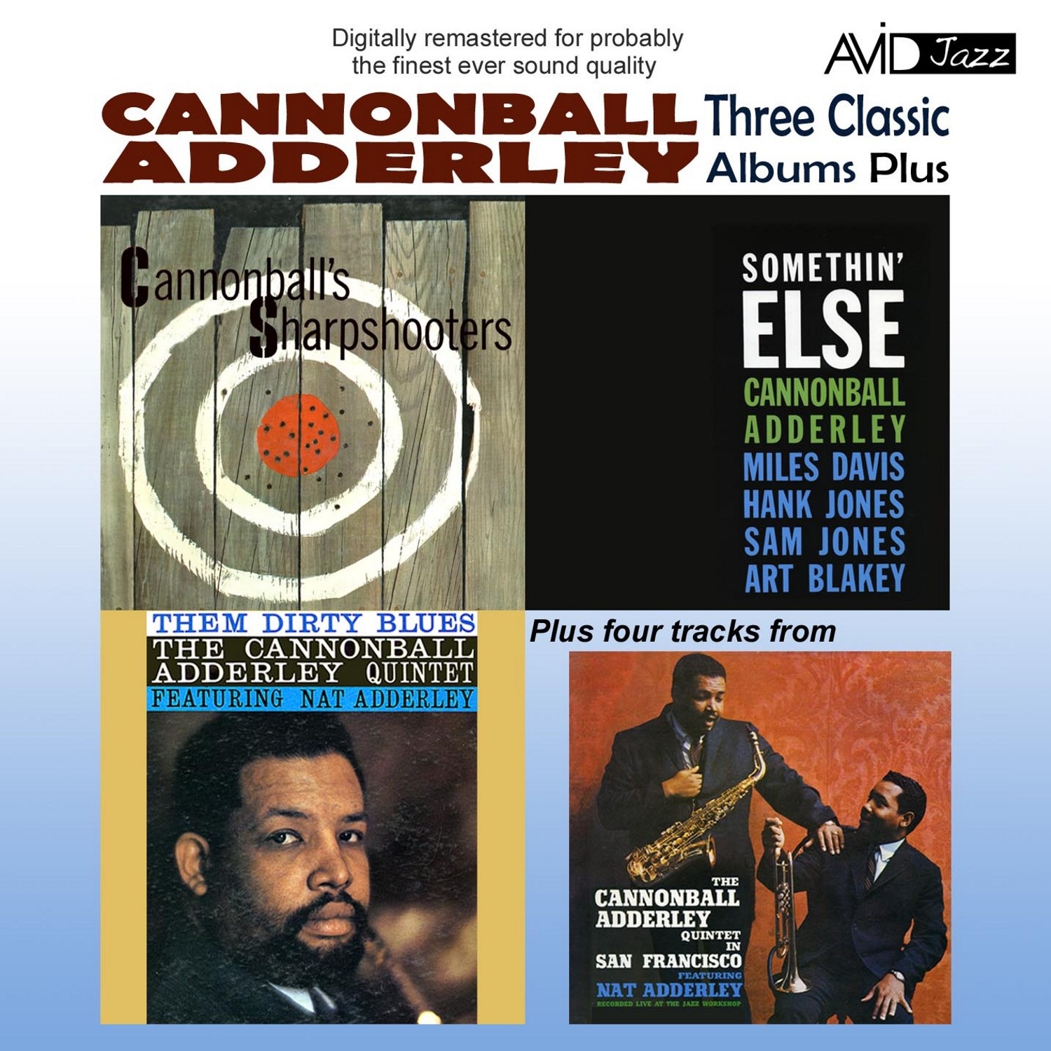 Three Classic Albums Plus (Somethin’ Else / Cannonball’s Sharpshooters / Them Dirty Blues) [Remastered]