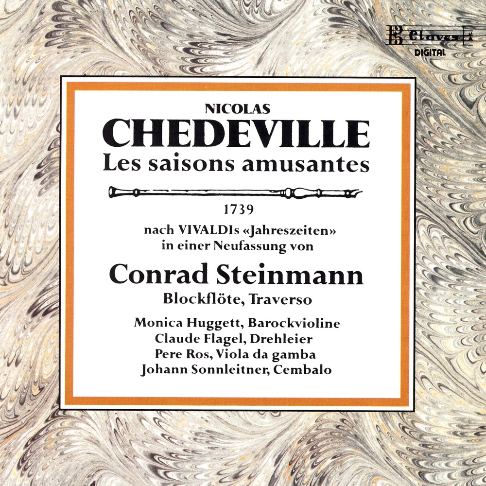 Обложка альбома «Les saisons amusantes» — Conrad Steinman, Monica Huggett, Claude Flagel, Pere Ros & Johann Sonnleitner