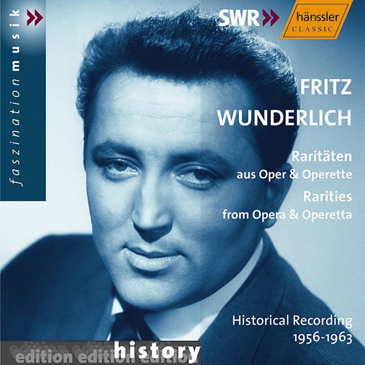 Wunderlich, Fritz: Rarities from Opera and Operetta cover art