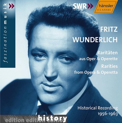 Wunderlich, Fritz: Rarities from Opera and Operetta