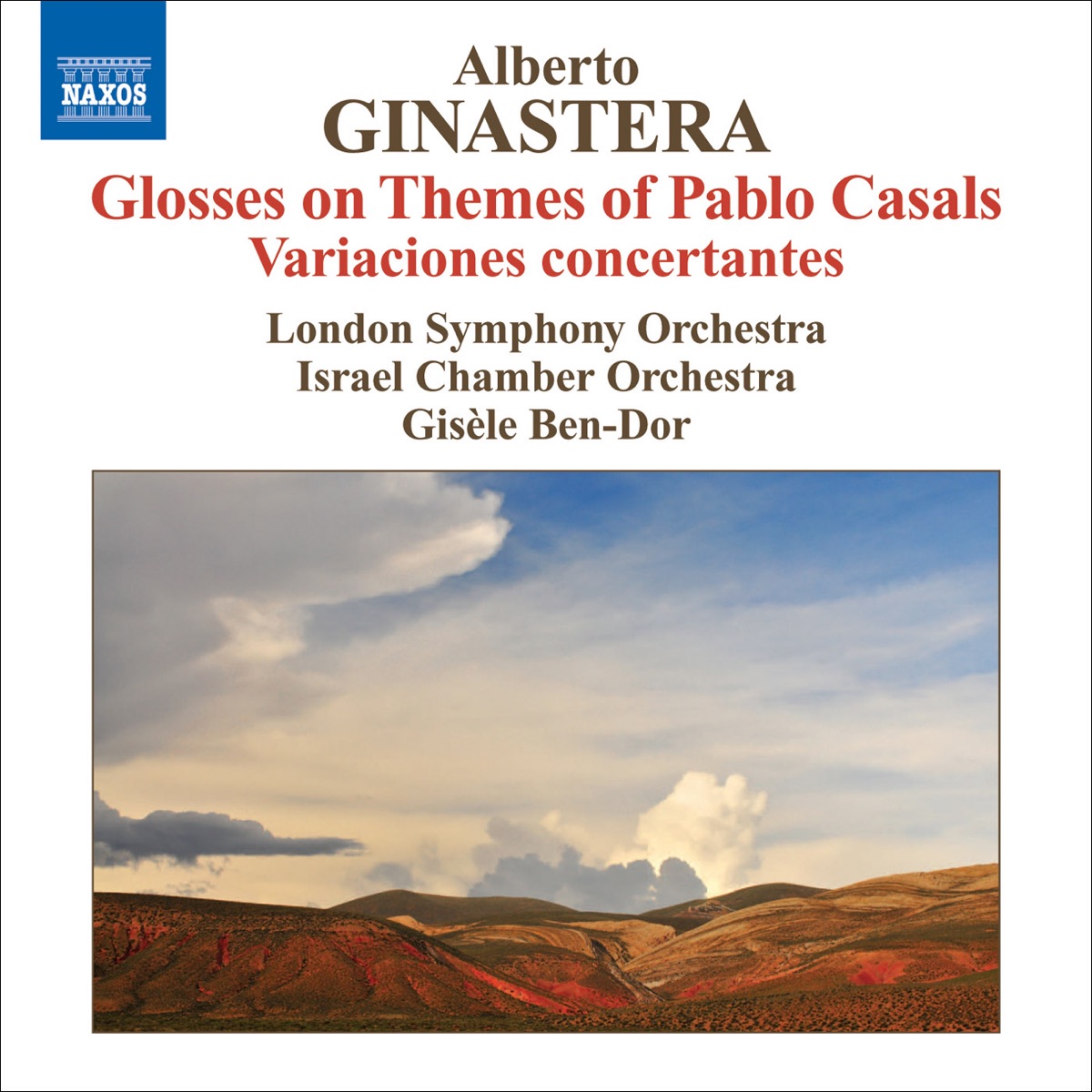 Ginastera, A.: Glosses Sobre Temes de Pau Casals - Variaciones Concertantes cover art