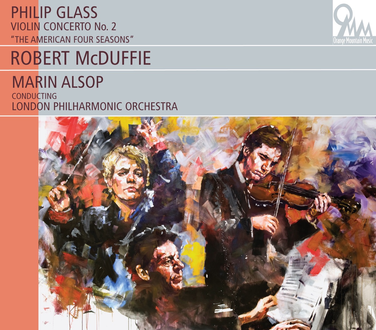 Philip Glass: Violin Concerto No. 2 "The American Four Seasons" cover art