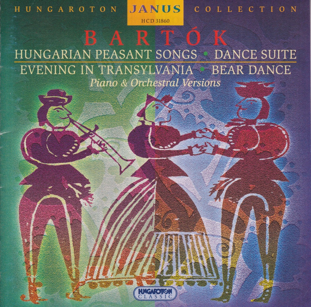 Обложка альбома «Janus Series - Works by Béla Bartók» — Gábor Gabos, Kornél Zempléni, Budapest Philharmonic Orchestra & Budapest Simphony Orchestra