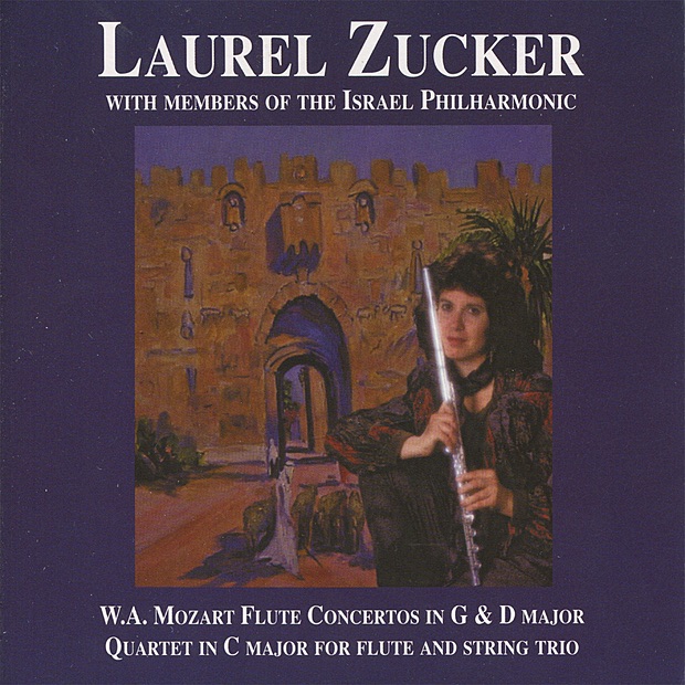 Обложка альбома «Mozart: Flute Concertos in G & D Major, Quartet in C Major for Flute and String Trio» — Laurel Zucker & Israel Philharmonic Orchestra