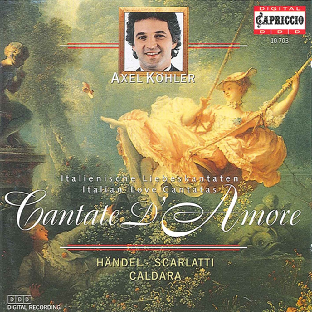 Обложка альбома «Cantate d'amore: Italian Love Cantatas» — Axel Köhler, Raphael Alpermann, Christoph Huntgeburth, Balázs Máté & Anne Schumann