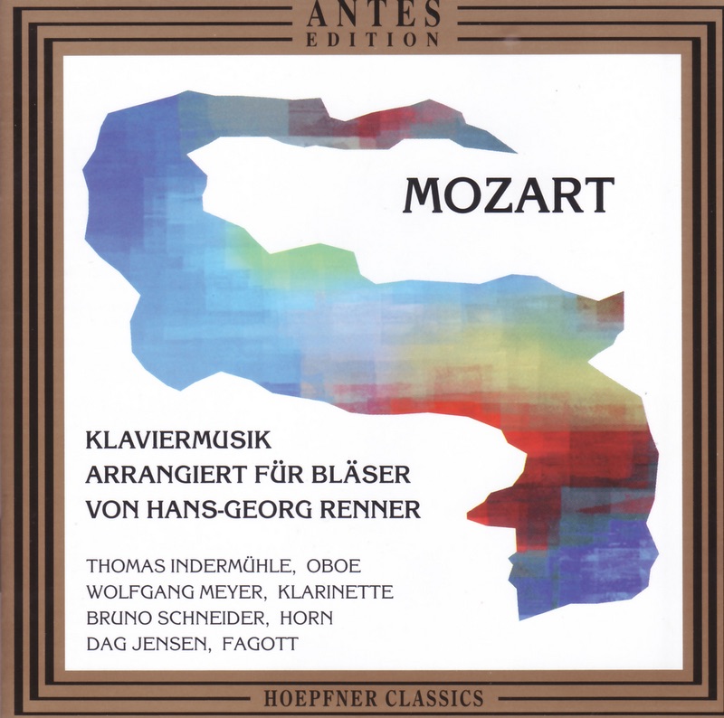 Обложка альбома «Klaviermusik von Wolfgang Amadeus Mozart» — Bruno Schneider, Dag Jensen, Thomas Indermuehle & Wolfgang Meyer