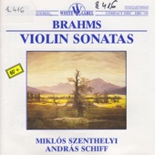 J. Brahms: Sonatas for Violin and Piano artwork