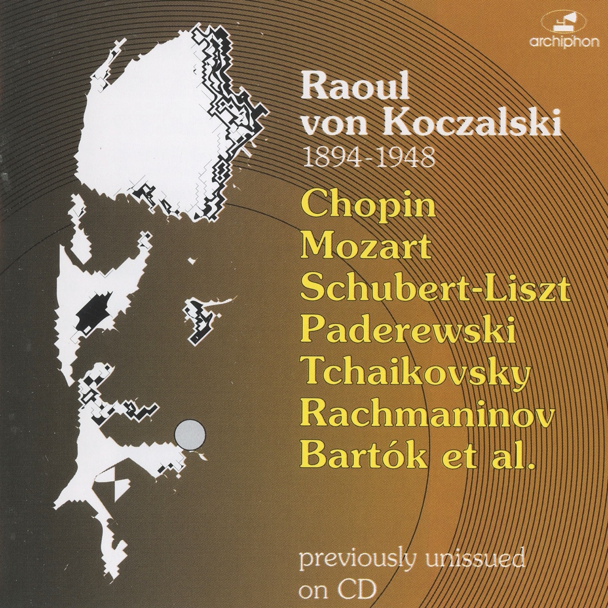 Piano Recital: Koczalski, Raoul, Chopin, Mozart, Liszt, Paderewski, Tchaikovsky - Rachmaninoff & Bartok cover art