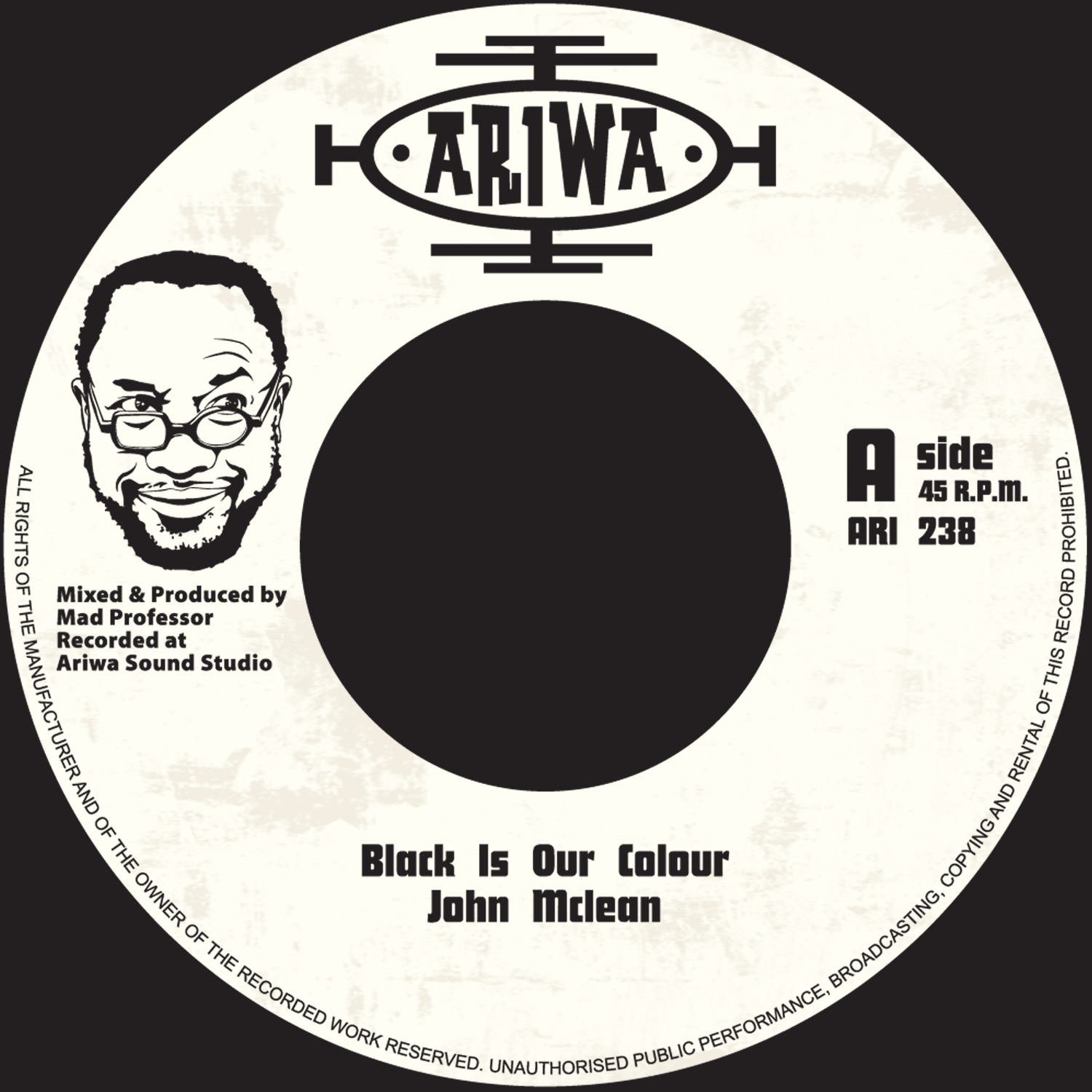 Black Is Our Colour - Single by John McLean album cover