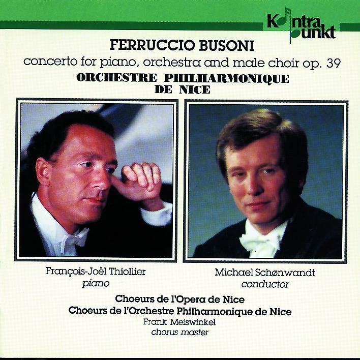 Обложка альбома «Busoni: Piano Concerto Opus 39» — Orchestre Philharmonique de Nice, François-Joël Thiollier & Michael Schønwandt