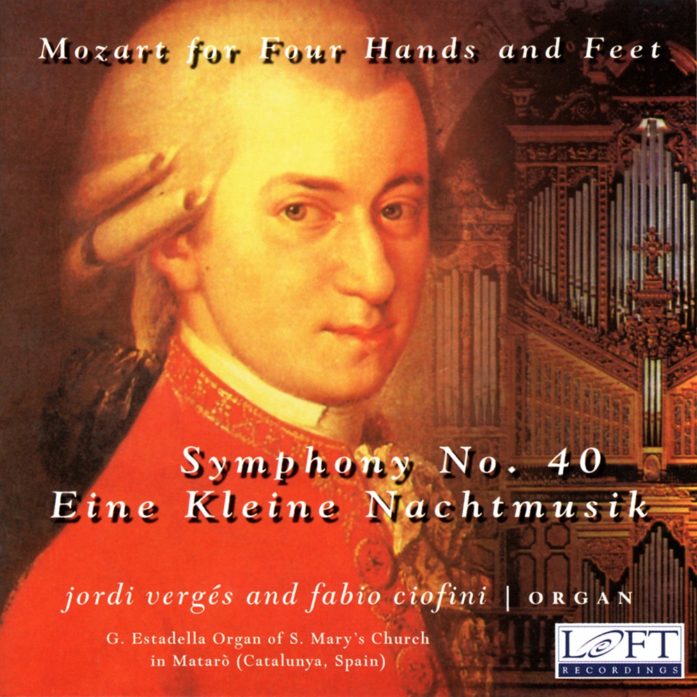 Обложка альбома «Mozart for 4 Hands and Feet» — Jordi Verges & Fabio Ciofini