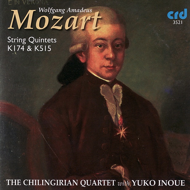 Обложка альбома «Mozart: String Quintets K. 174 and K. 515» — Chilingirian Quartet & Yuko Inoue