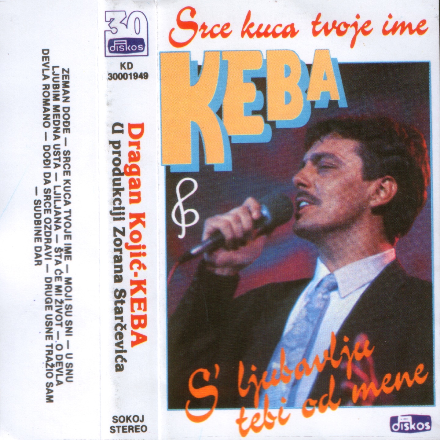 Srce Kuca Tvoje Ime (Serbian Music) by Dragan Kojić Keba album cover