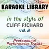 Karaoke Library - Es war keine so wunderbar wie du (Full Vocal Version) [In the Style of Cliff Richard]