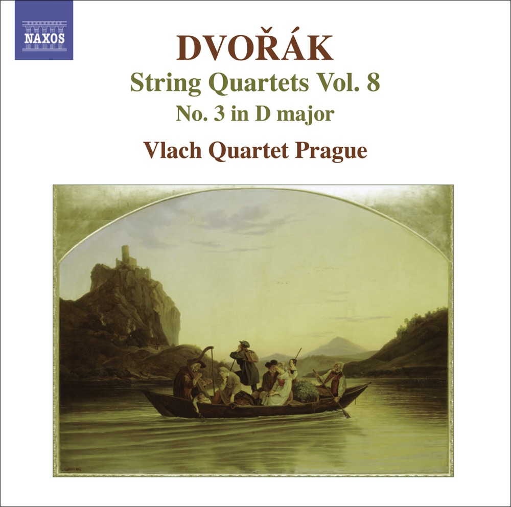 Обложка альбома «Dvořák: String Quartets, Vol. 8 - No. 3 in D Major» — Vlach Quartet Prague