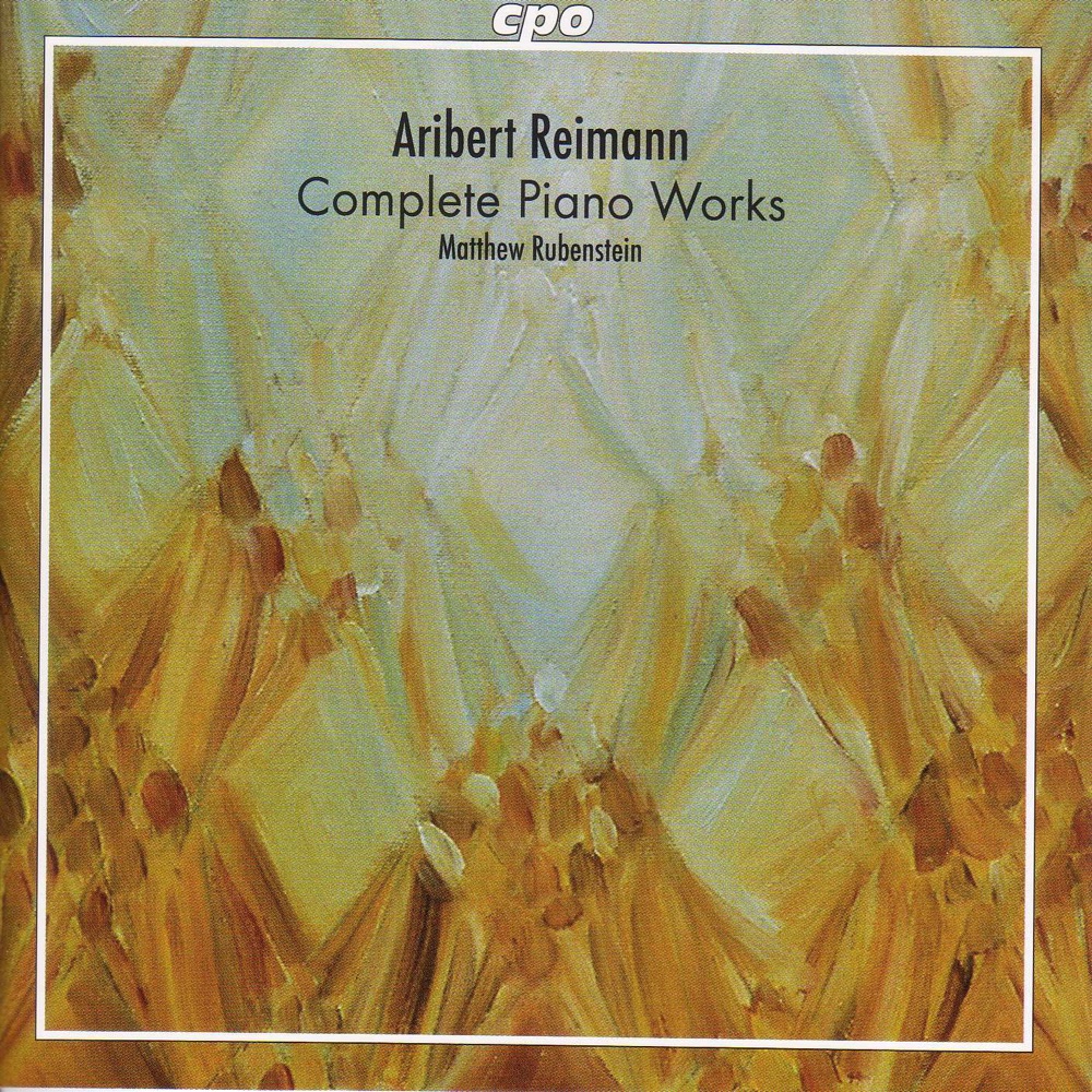 Обложка альбома «Reimann: Piano Works (Complete)» — Matthew Rubenstein