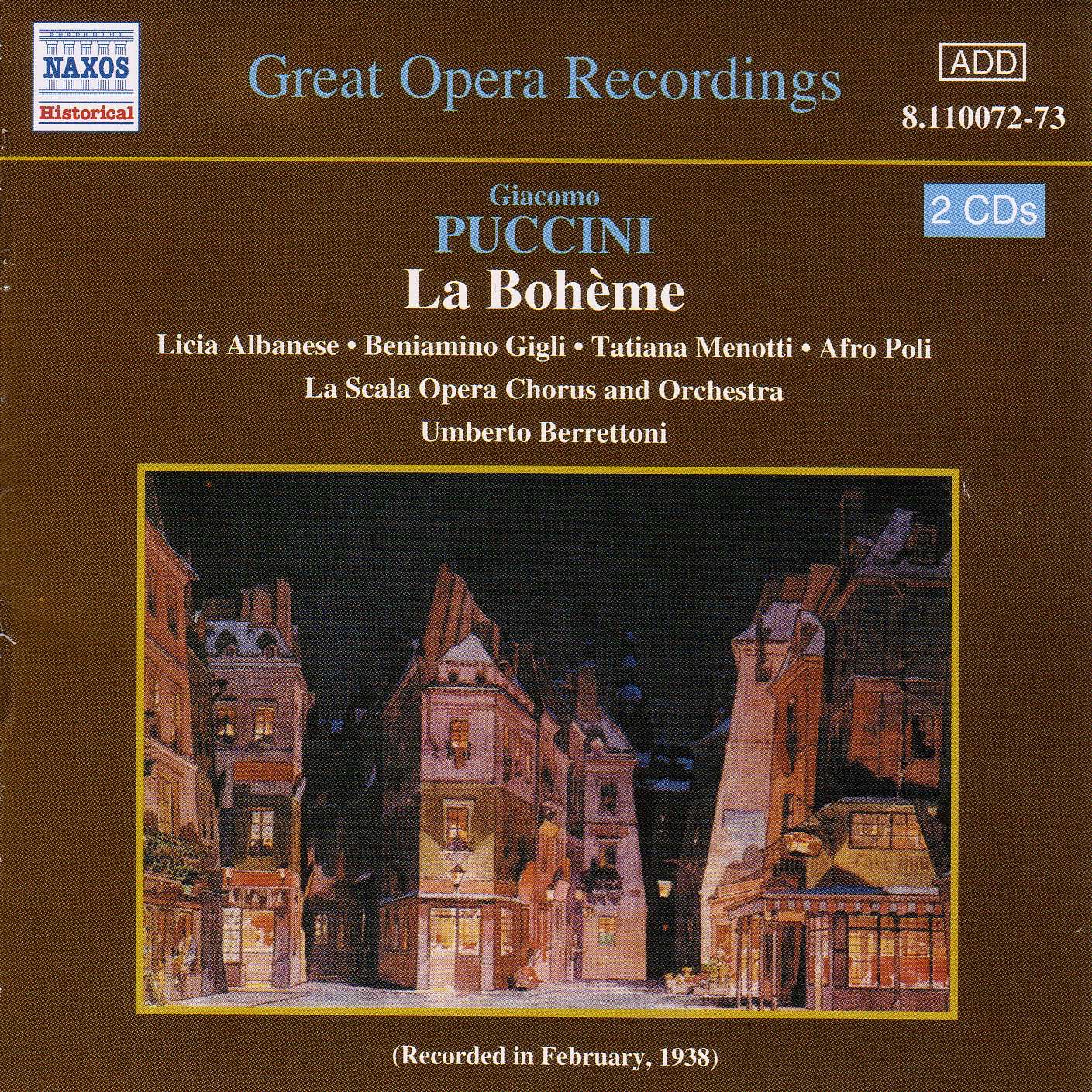 Puccini: La Boheme (1938 La Scala Recording)