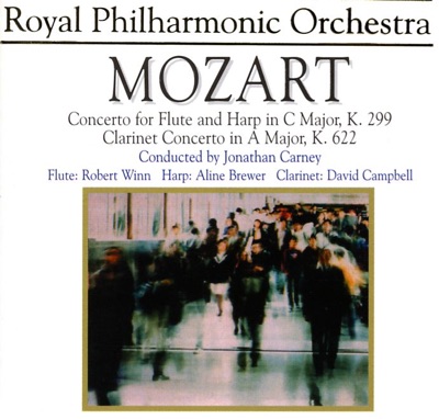 Mozart: Concerto for Flute and Harp, Clarinet Concerto