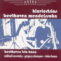 Beethoven: Klaviertrio, Nr. 2 in C-Moll, op. 1/3 - Mendelssohn: Klaviertrio, Nr. 2 in C-Moll, op. 66 - Beethoven Trio Bonn