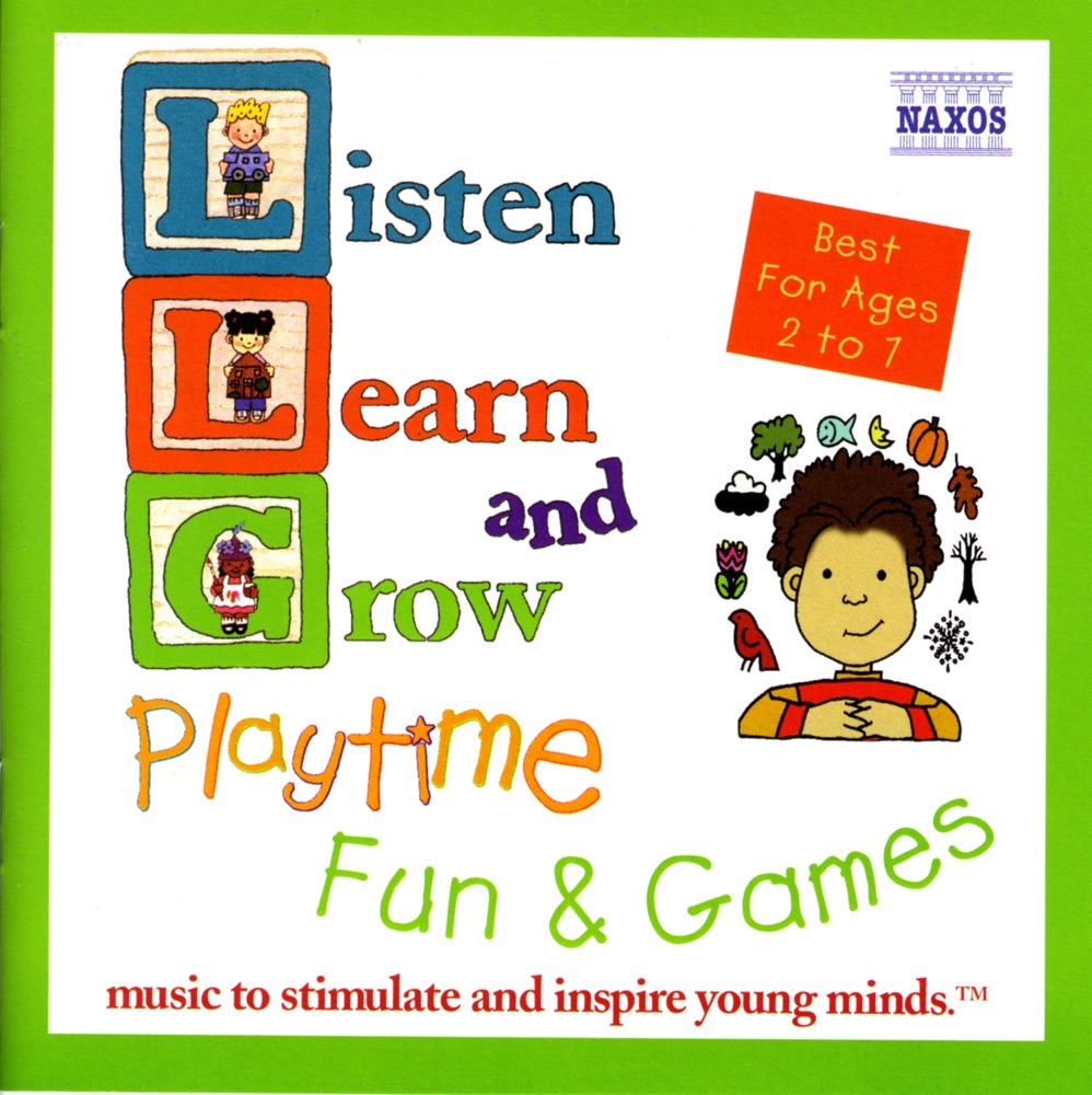 Обложка альбома «Listen, Learn and Grow: Playtime Fun and Games» — Anthony Bramall, Slovak Radio Symphony Orchestra, Slovak Philharmonic Orchestra, Mátyás Antal, Hungarian State Symphony Orchestra, Milan Brunner, Richard Edlinger, Capella Istropolitana, Peter Breiner, Gerald Garcia, Balázs Szokolay, Ondrej Lenárd, Andrew Mogrelia, Slovak State Philharmonic Orchestra, Kosice, Daniel Nazareth, André Anichanov, St. Petersburg State Symphony Orchestra, Keith Brion, István Bogár, Budapest Strauss Ensemble, Jerzy Maksymiuk, BBC Scottish Symphony Orchestra, Richard Rosenberg, Hot Springs Music Festival Symphony Orchestra & Budapest Symphony Orchestra