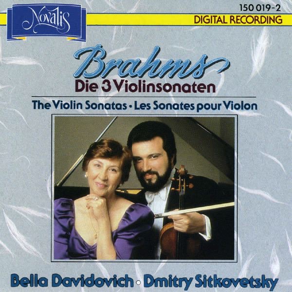 Обложка альбома «Brahms: The Violin Sonatas» — Dmitry Sitkovetsky & Bella Davidovich