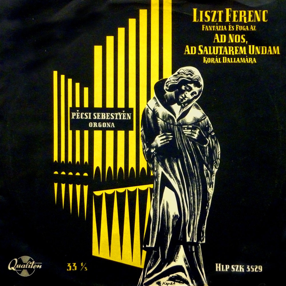 Обложка альбома «Liszt Ferenc: Fantázia és fúga (Hungaroton Classics) - EP» — Pécsi Sebestyén