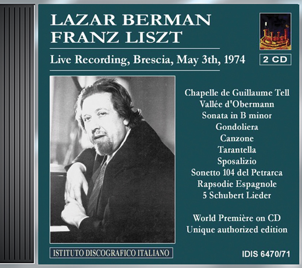 Обложка альбома «Berman, Lazar: Piano Works by Franz Liszt» — Lazar Berman