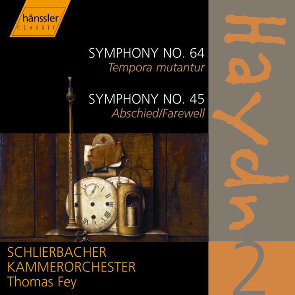 Обложка альбома «Haydn, J.: Symphonies, Vol. 2 - Nos. 45, 64» — Thomas Fey & Schlierbacher Chamber Orchestra