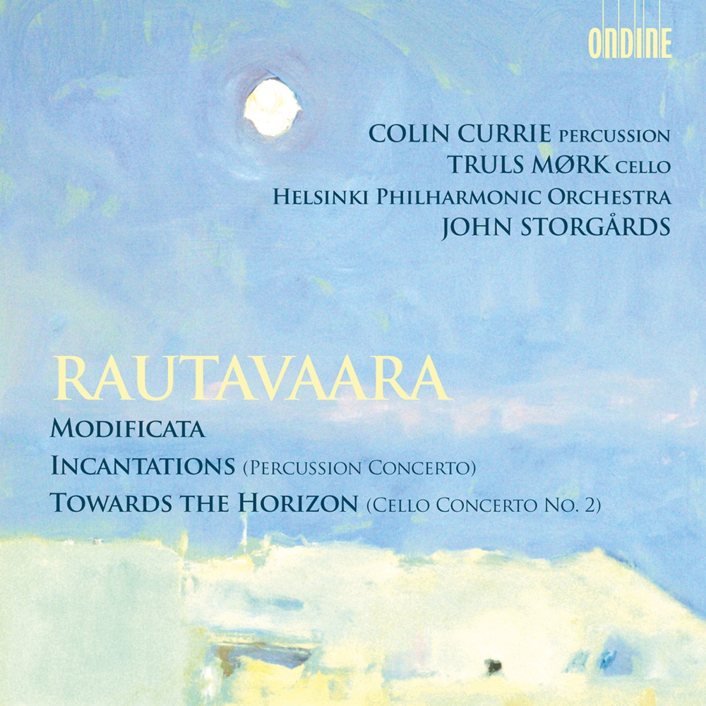 Обложка альбома «Rautavaara: Modificata, Incantations, Towards the Horizon» — John Storgårds, Helsinki Philharmonic Orchestra, Truls Mørk & Colin Currie