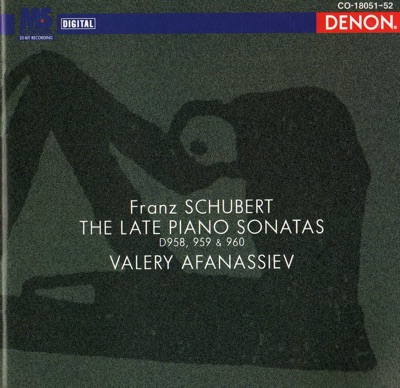 Schubert: The Late Piano Sonatas