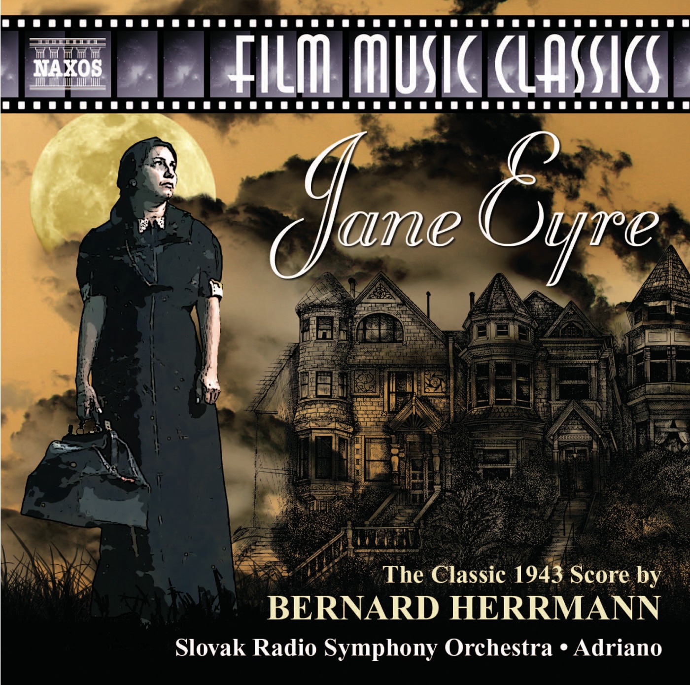 Herrmann: Jane Eyre by Slovak Radio Symphony Orchestra & Adriano album cover