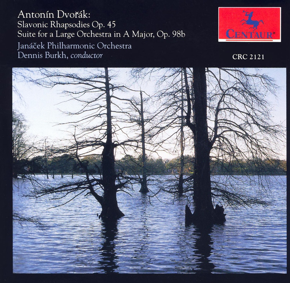 Обложка альбома «Dvorak, A.: Slavonic Rhapsodies - Suite in A Major, "American"» — Dennis Burkh & Janáček Philharmonic Orchestra