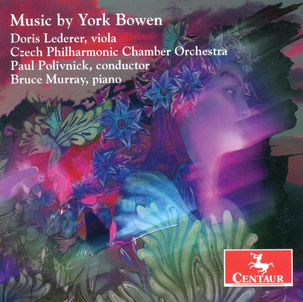 Обложка альбома «Bowen, Y.: Viola Concerto, Op. 25 - Viola Sonata No. 2» — Czech Philharmonic Chamber Orchestra, Doris Lederer, Paul Polivnick & Bruce Murray